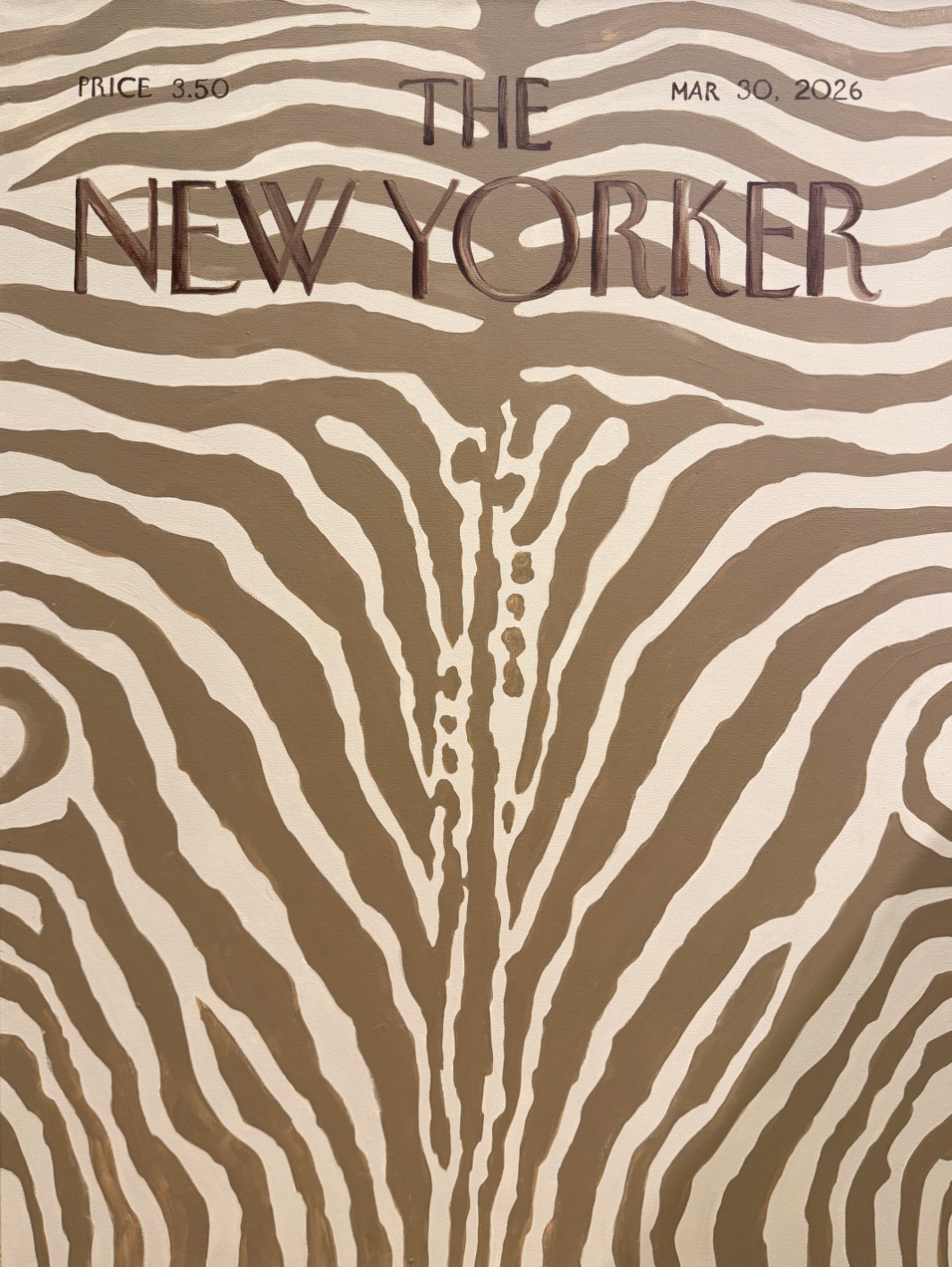 Neutral Zebra New Yorker